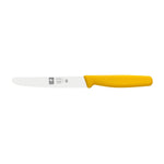 Faca para bife 12 cm, cabo amarelo