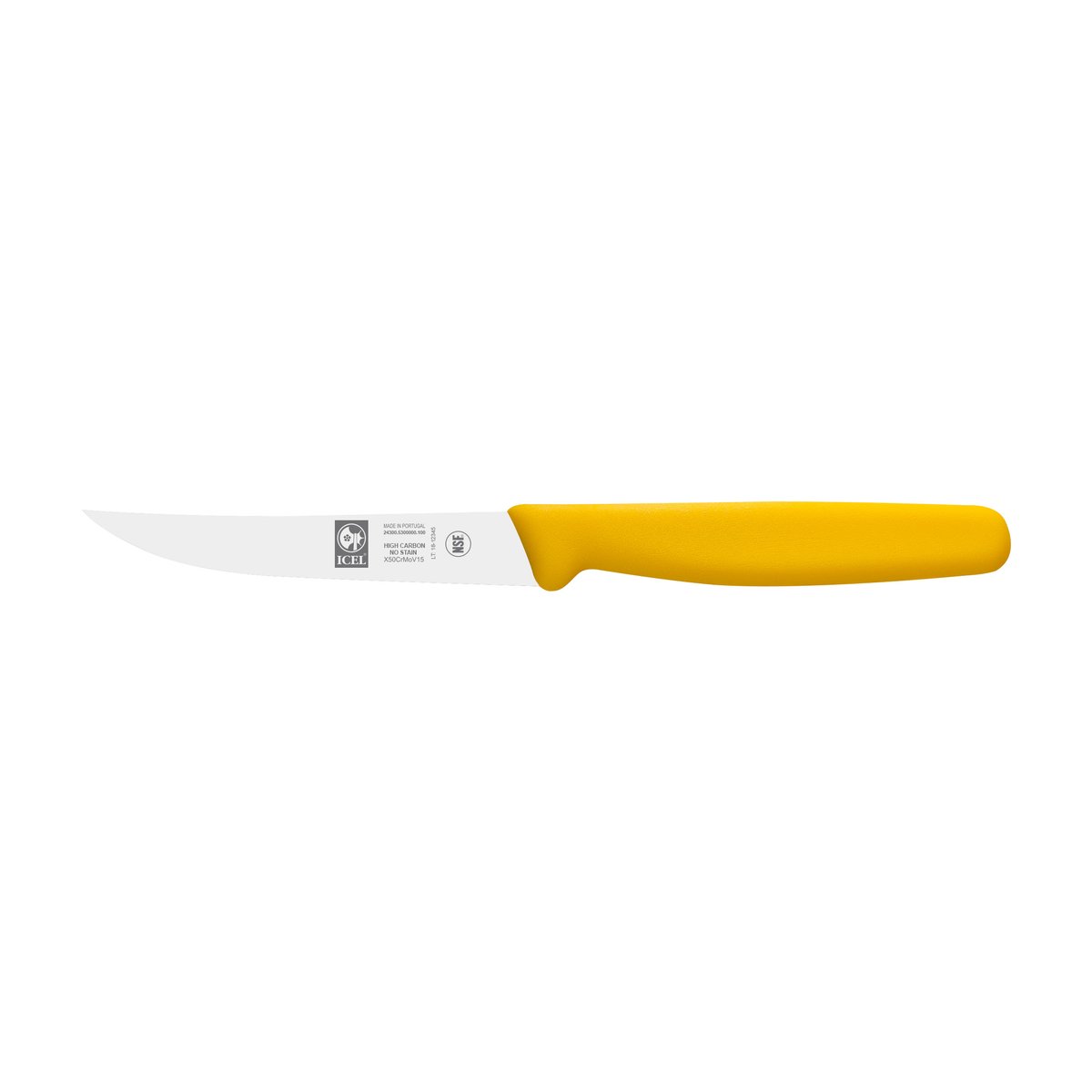 Faca para legumes 10 cm, cabo amarelo – mod. 53