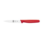 Faca para legumes 10 cm, cabo PP vermelho – mod. 3