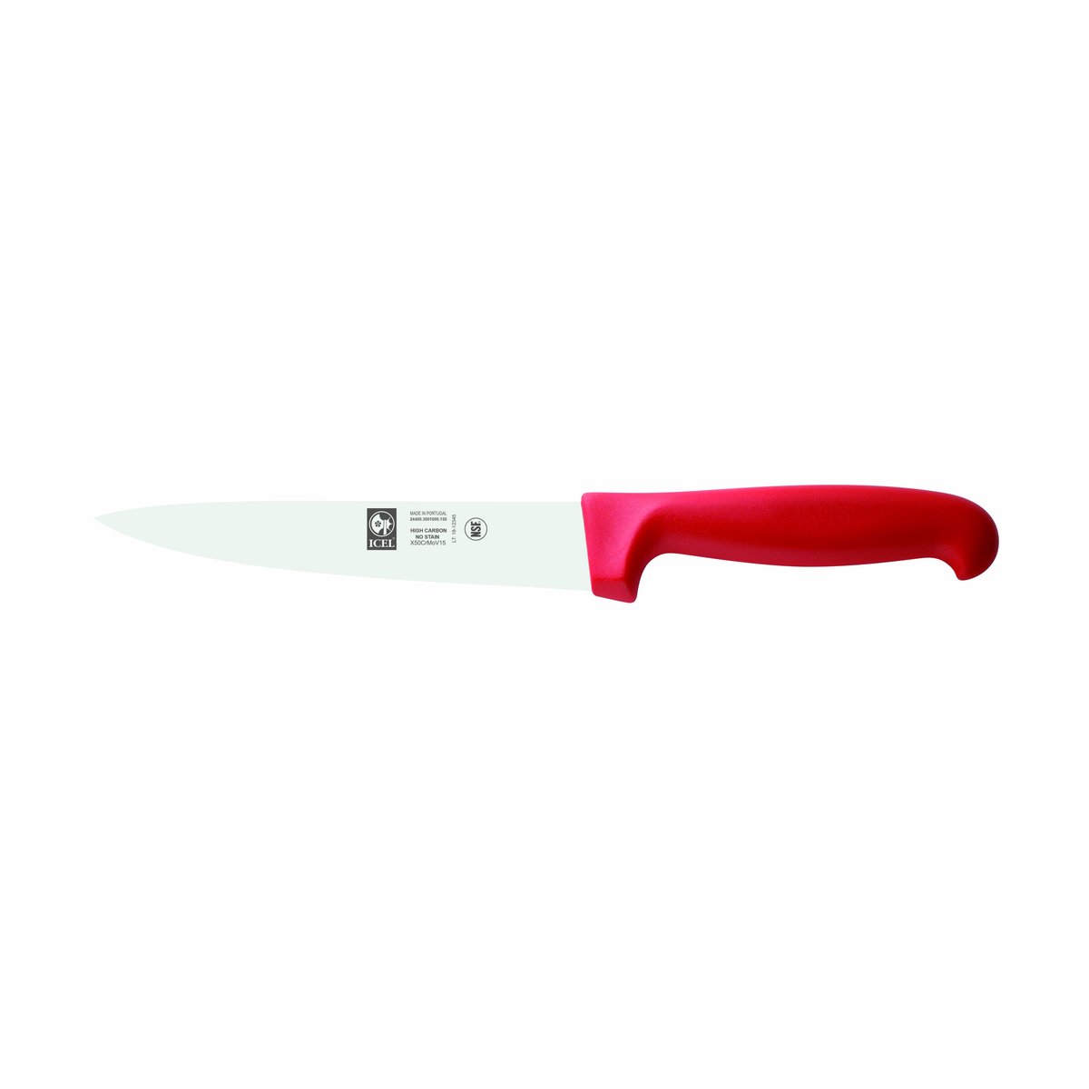 Faca de cozinha 15 cm, cabo vermelho – mod. 3001