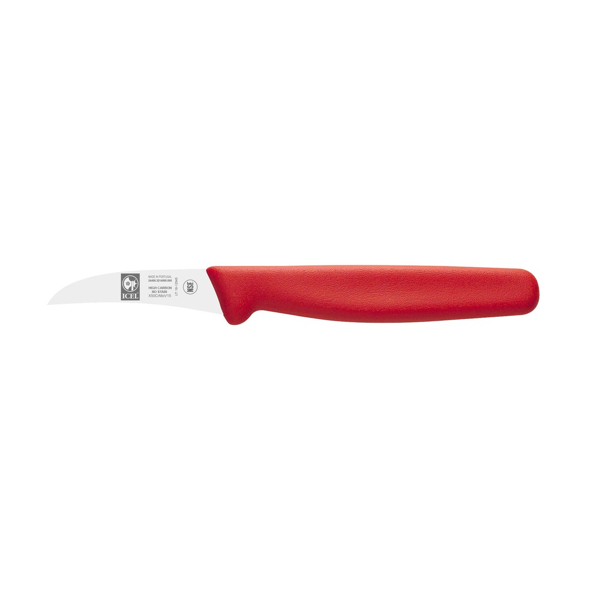 Faca para tornear 6 cm, cabo vermelho