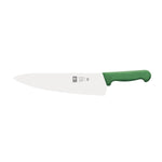Faca de chefe lâmina larga 26 cm, cabo verde