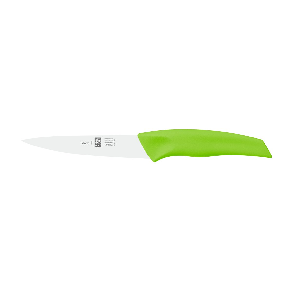 Faca para legumes i-Tech 12 cm, cabo verde alface