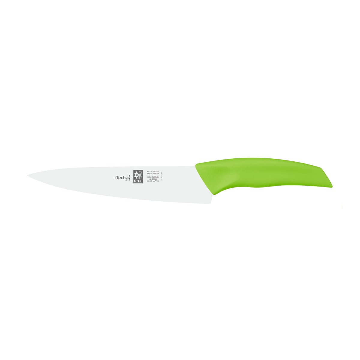Faca de chefe i-Tech 18 cm, cabo verde alface
