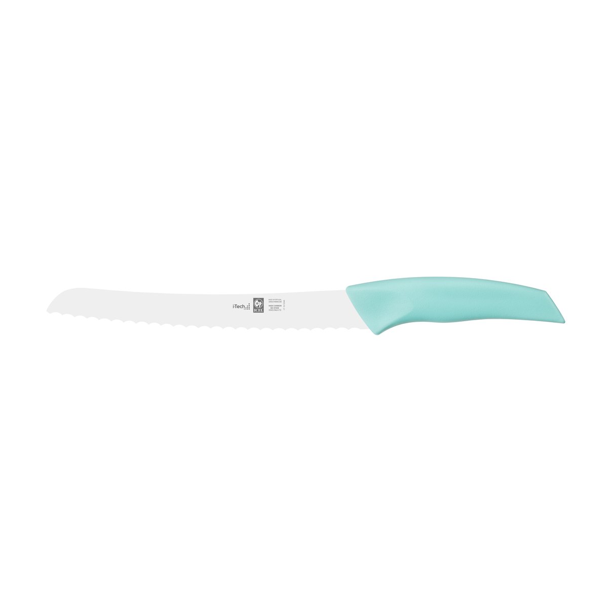 Faca para pão i-Tech 20 cm, cabo verde água