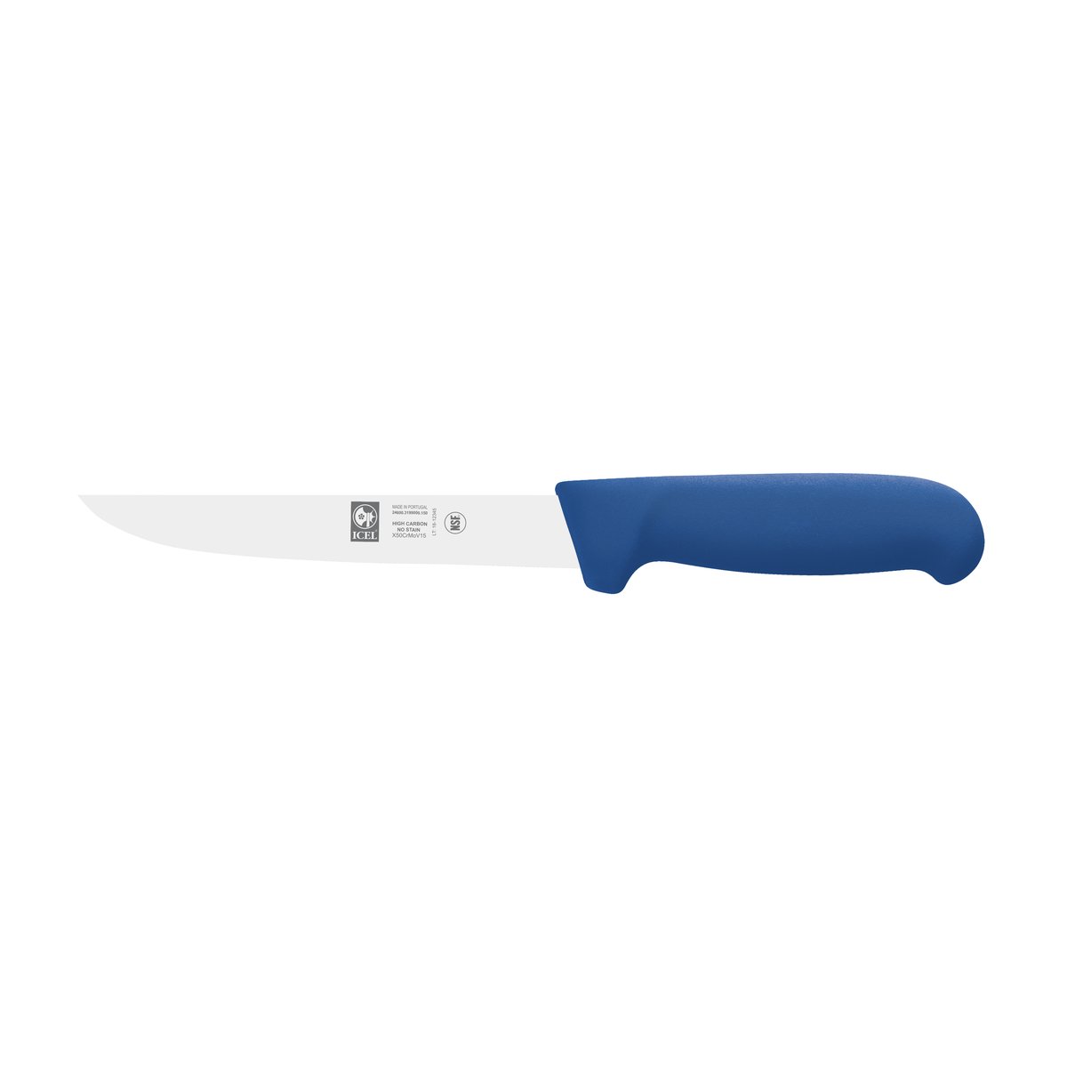 Faca para desossar 15 cm, cabo azul – mod. 3199