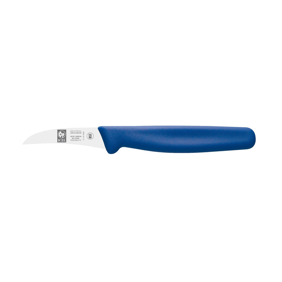 Faca para tornear 6 cm, cabo azul
