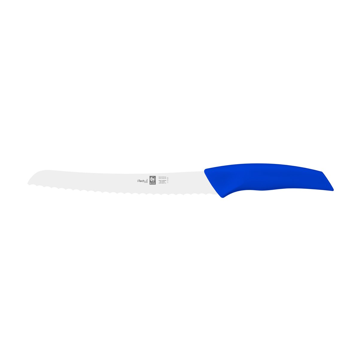 Faca para pão i-Tech 20 cm, cabo azul