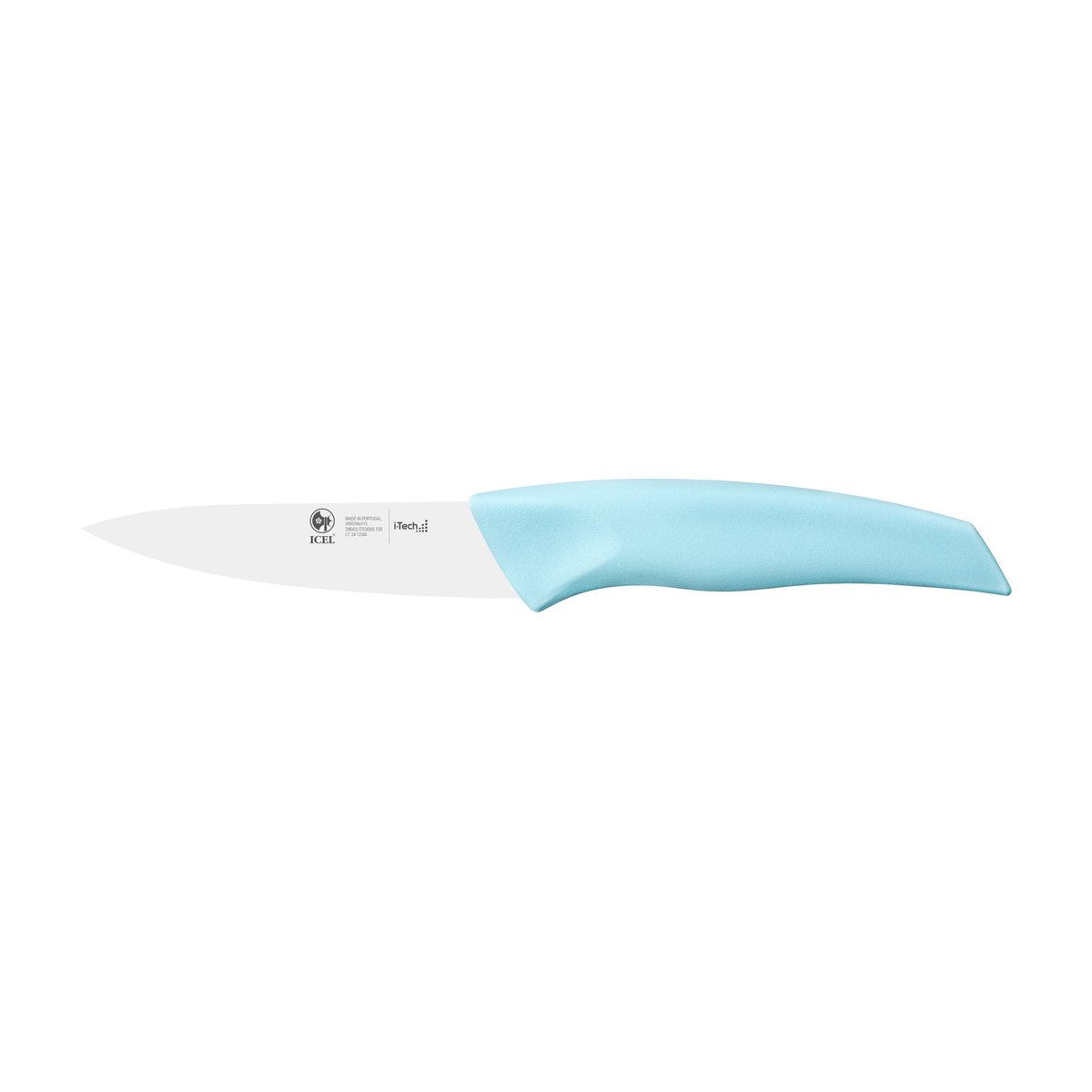 Faca para legumes i-Tech 10 cm, cabo azul água