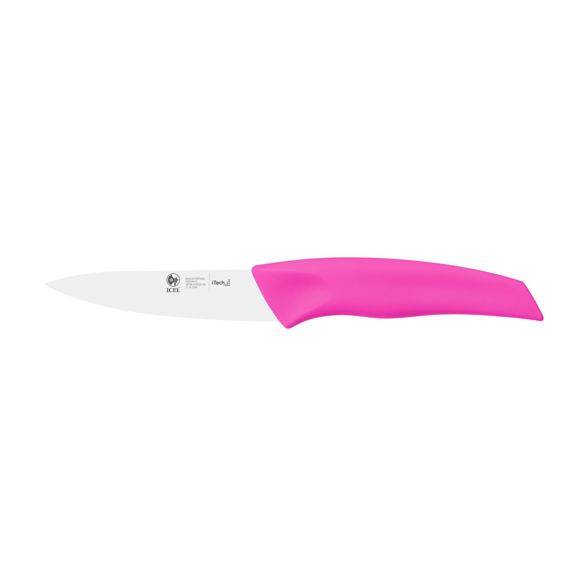 Faca para legumes i-Tech 10 cm, cabo rosa