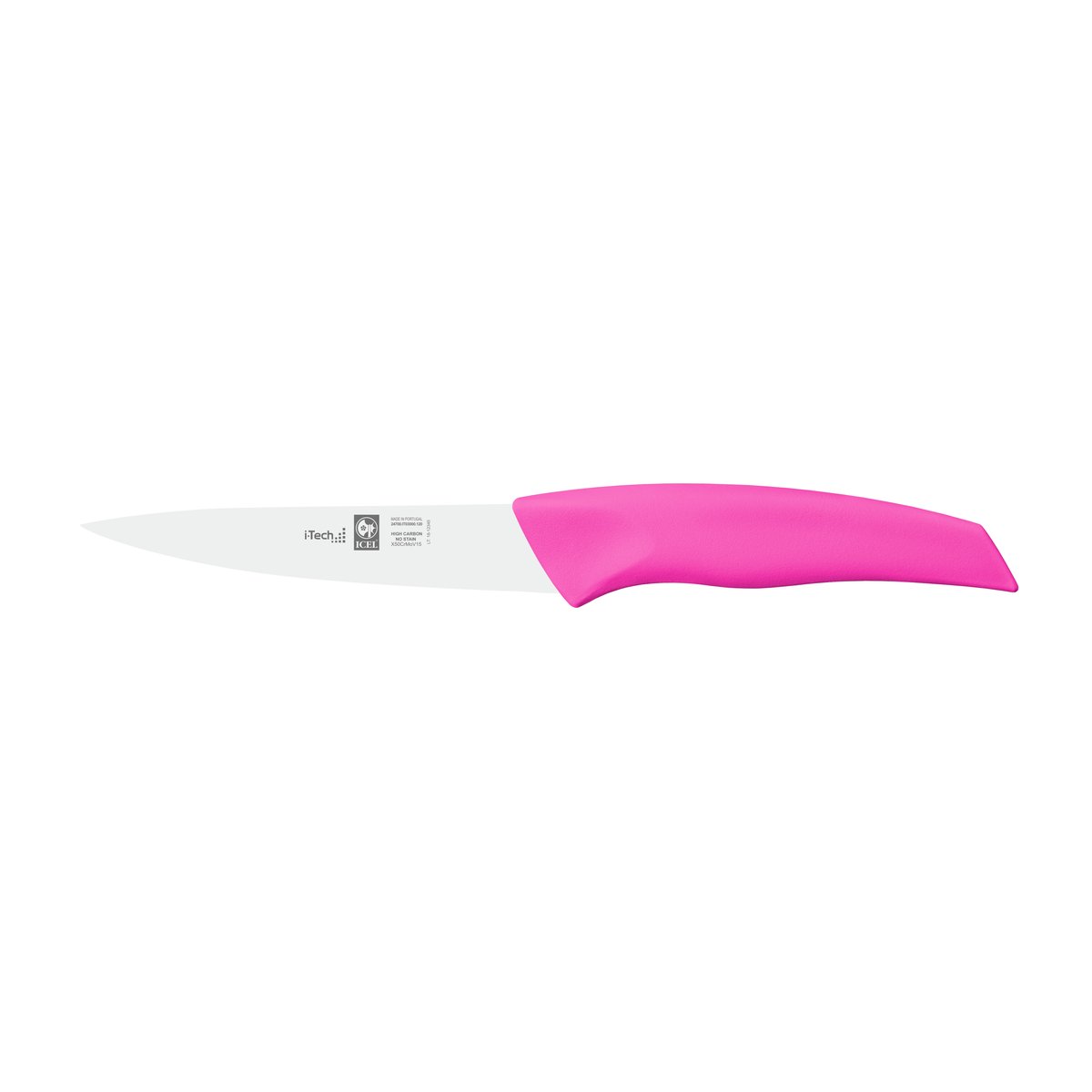 Faca para legumes i-Tech 12 cm, cabo rosa