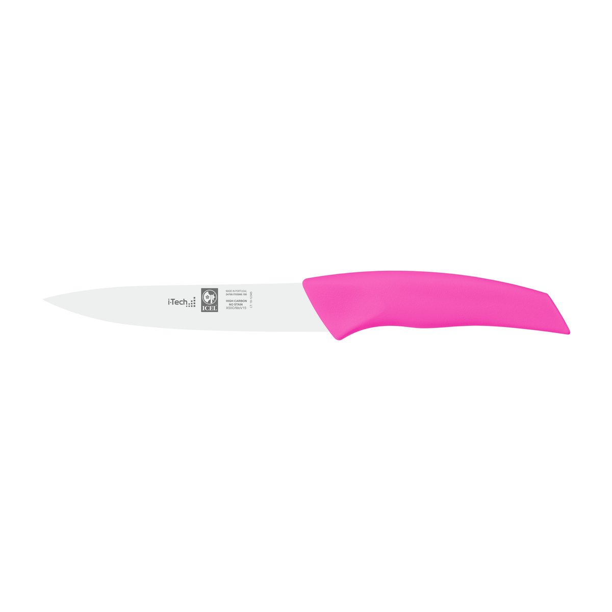 Faca para legumes i-Tech 15 cm, cabo rosa
