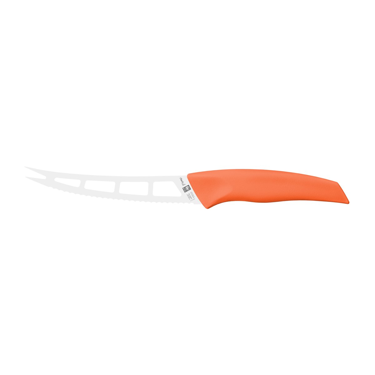 Faca para queijo/tomate i-Tech 12 cm, cabo laranja claro