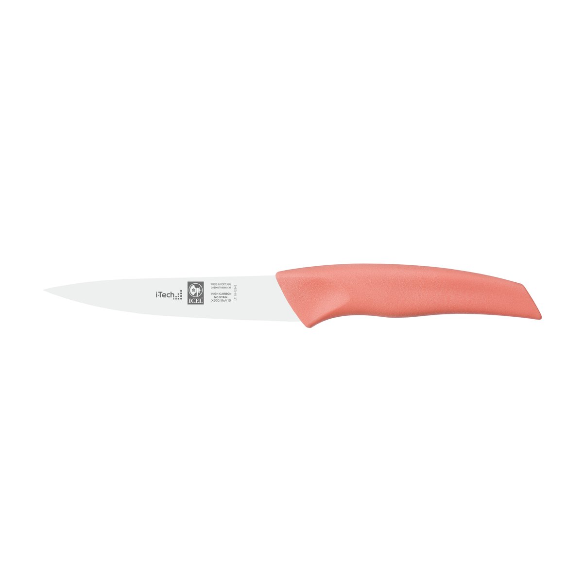 Faca para legumes i-Tech 12 cm, cabo salmão