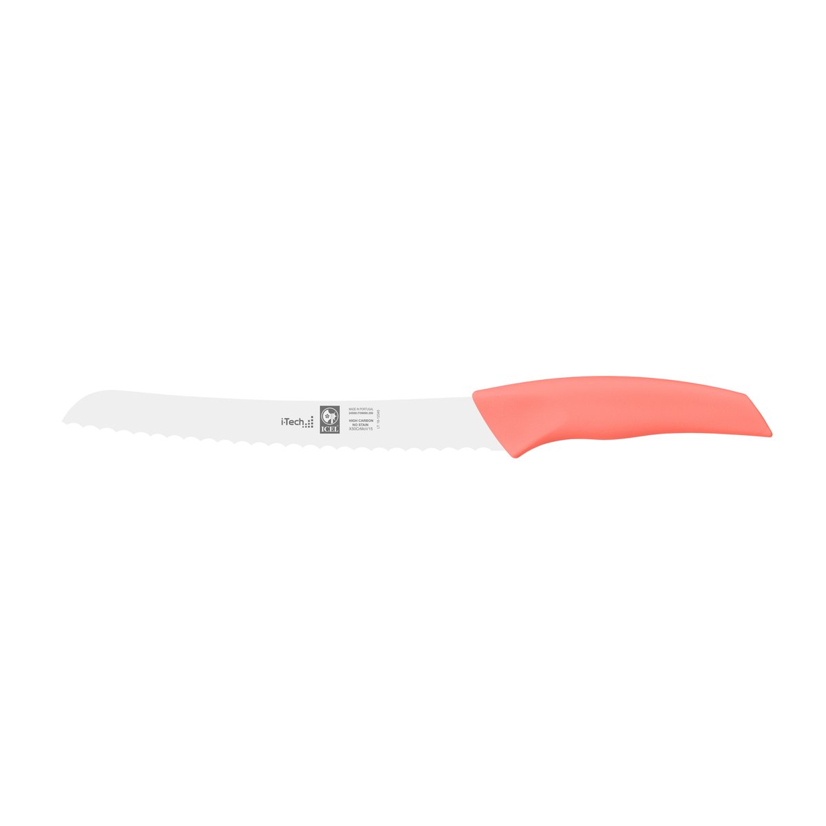Faca para pão i-Tech 20 cm, cabo salmão