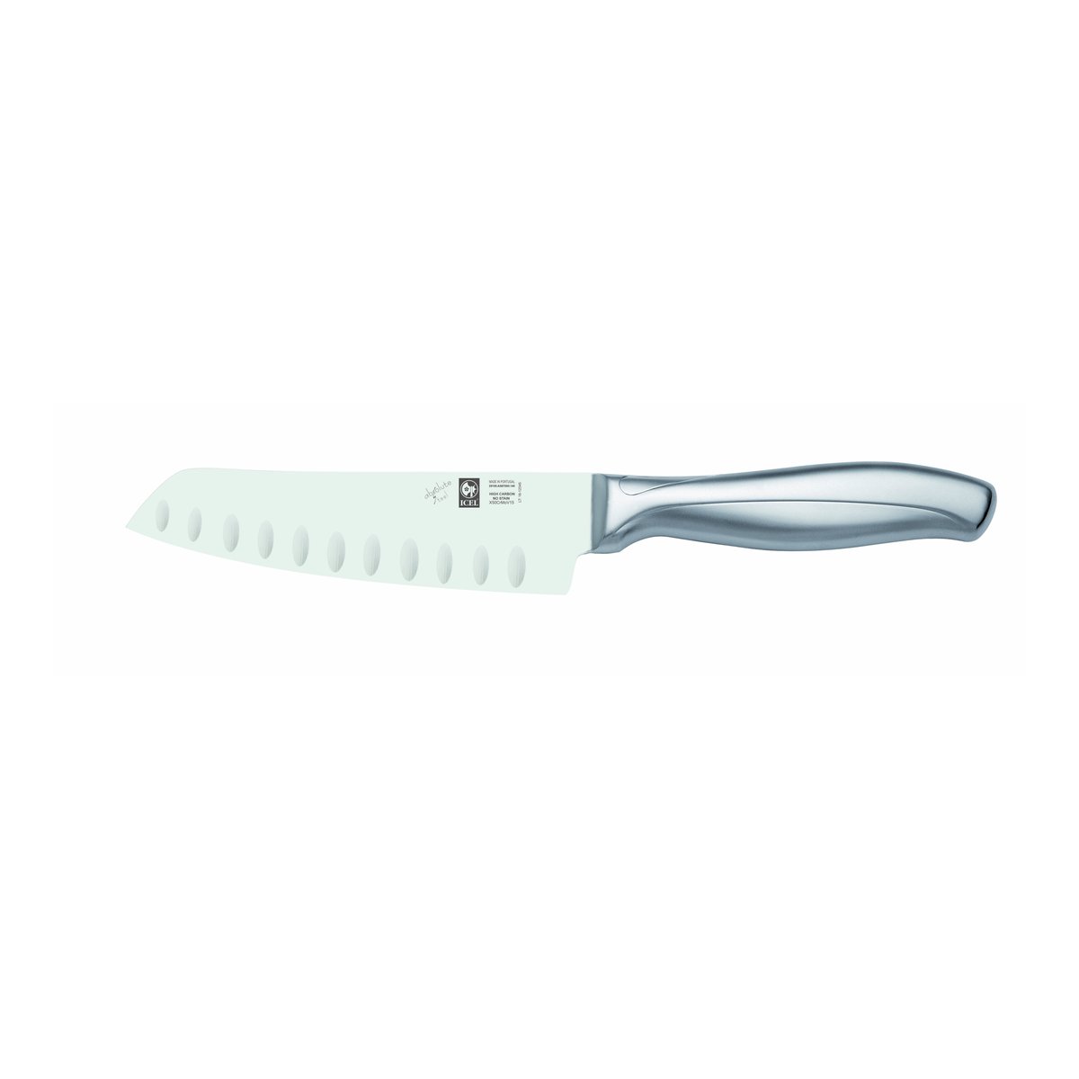 Faca Santoku alvéolos Absolute Steel 14 cm