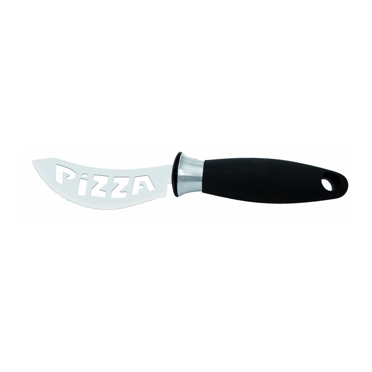 Faca para pizza 10 cm, cabo preto