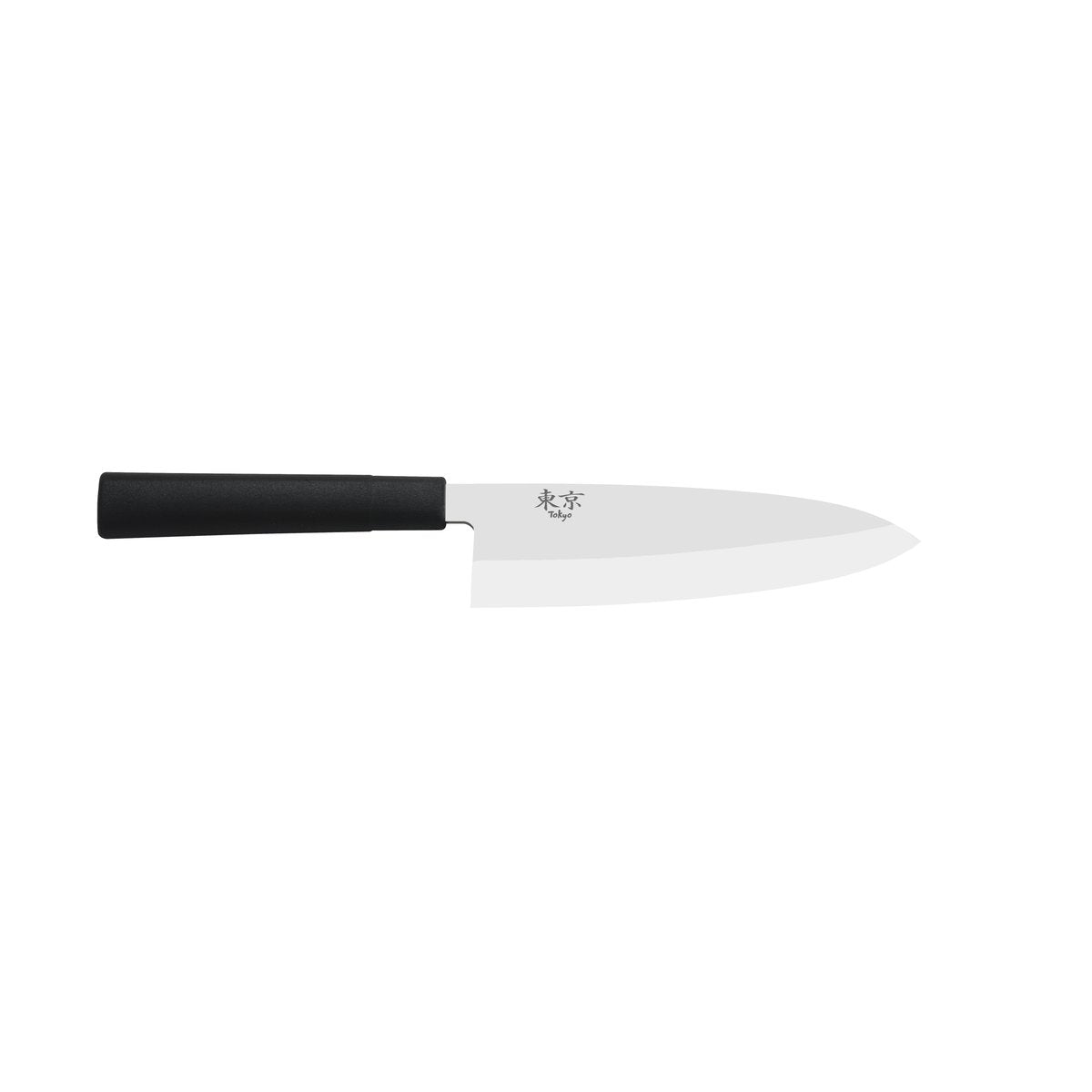 Faca Deba Tokyo 18 cm, cabo preto