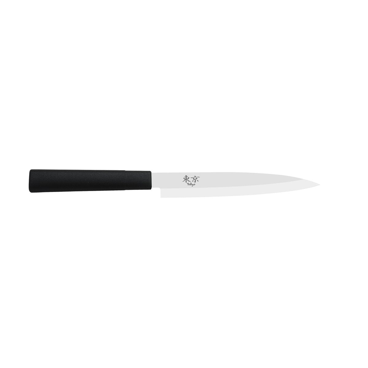 Faca Yanagiba Tokyo 18 cm, cabo preto
