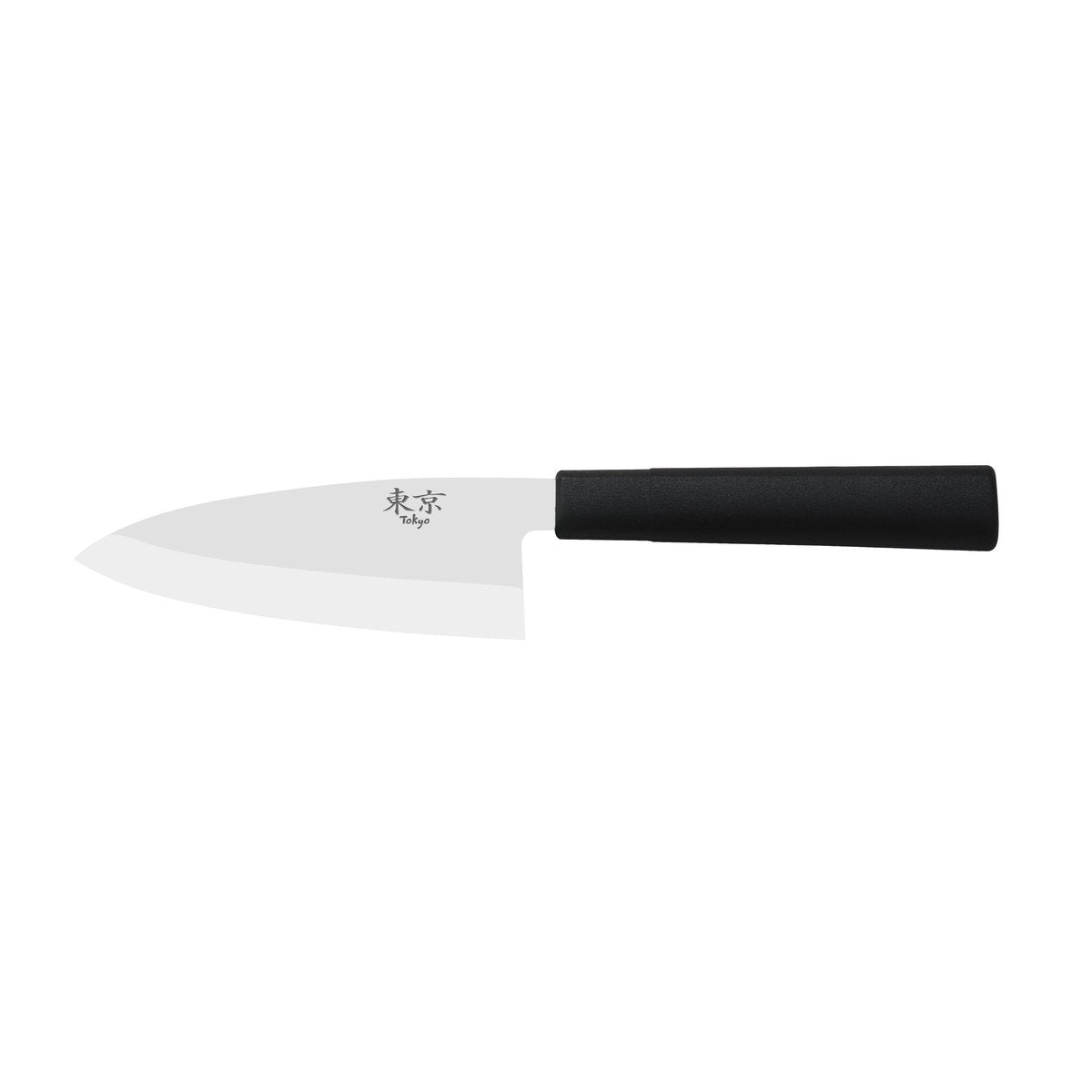 Faca Deba esquerdinos Tokyo 15 cm, cabo preto