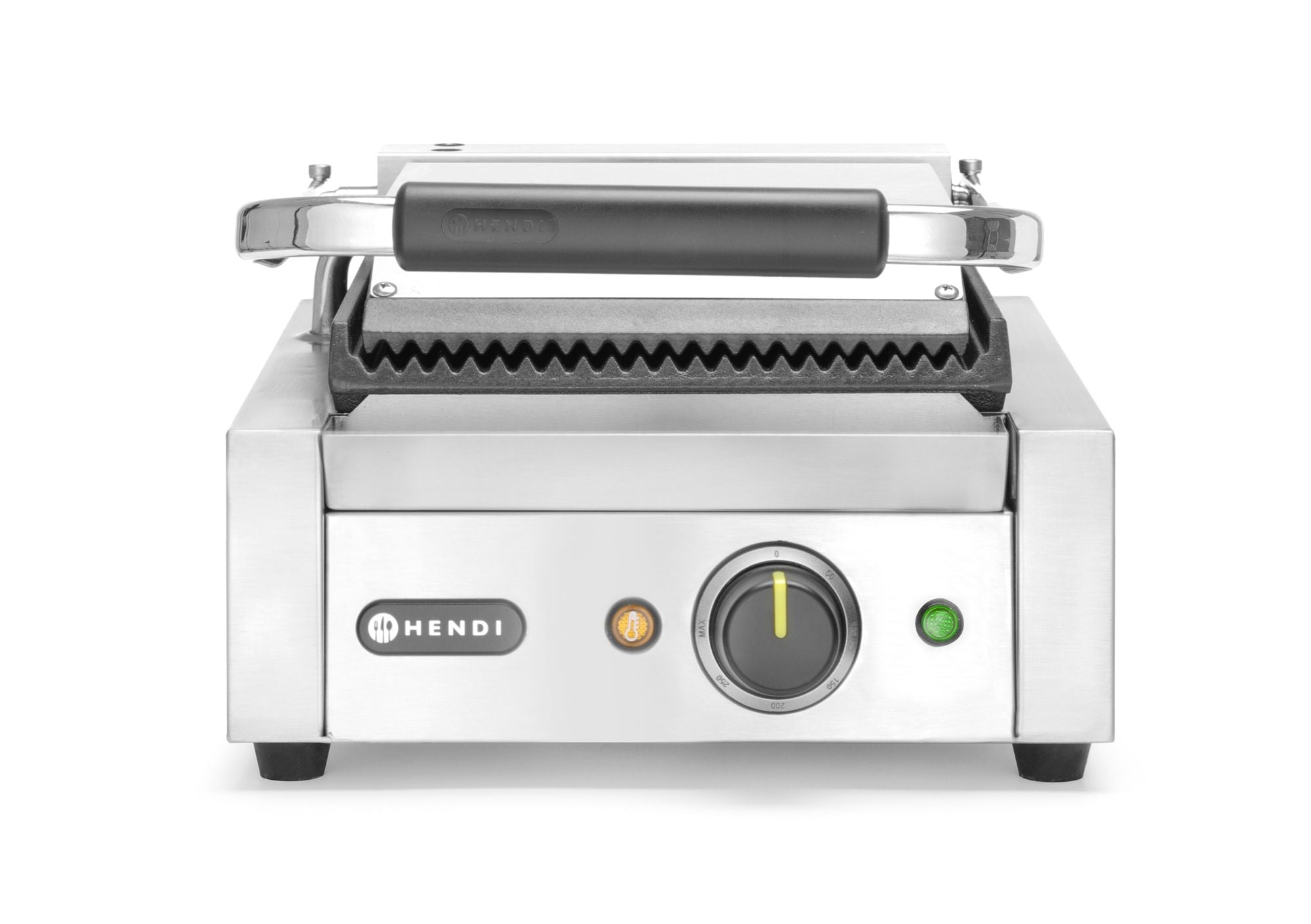 Grelhador de contacto single canelado 230V 1800W