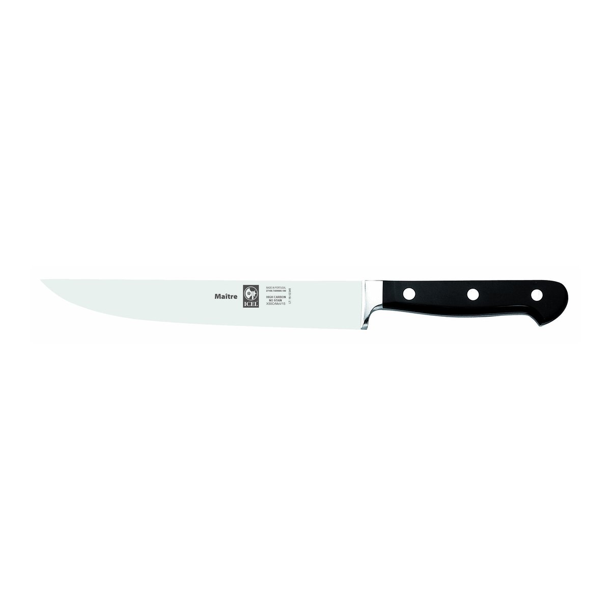 Faca de cozinha Maître 18 cm, cabo preto