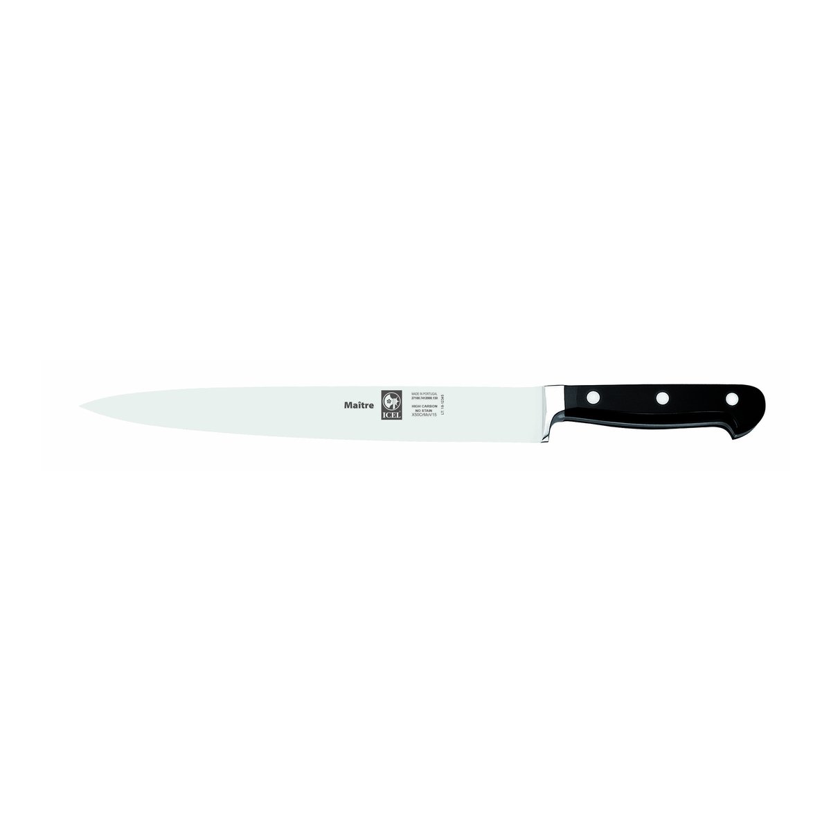 Faca para trinchar Maître 15 cm, cabo preto