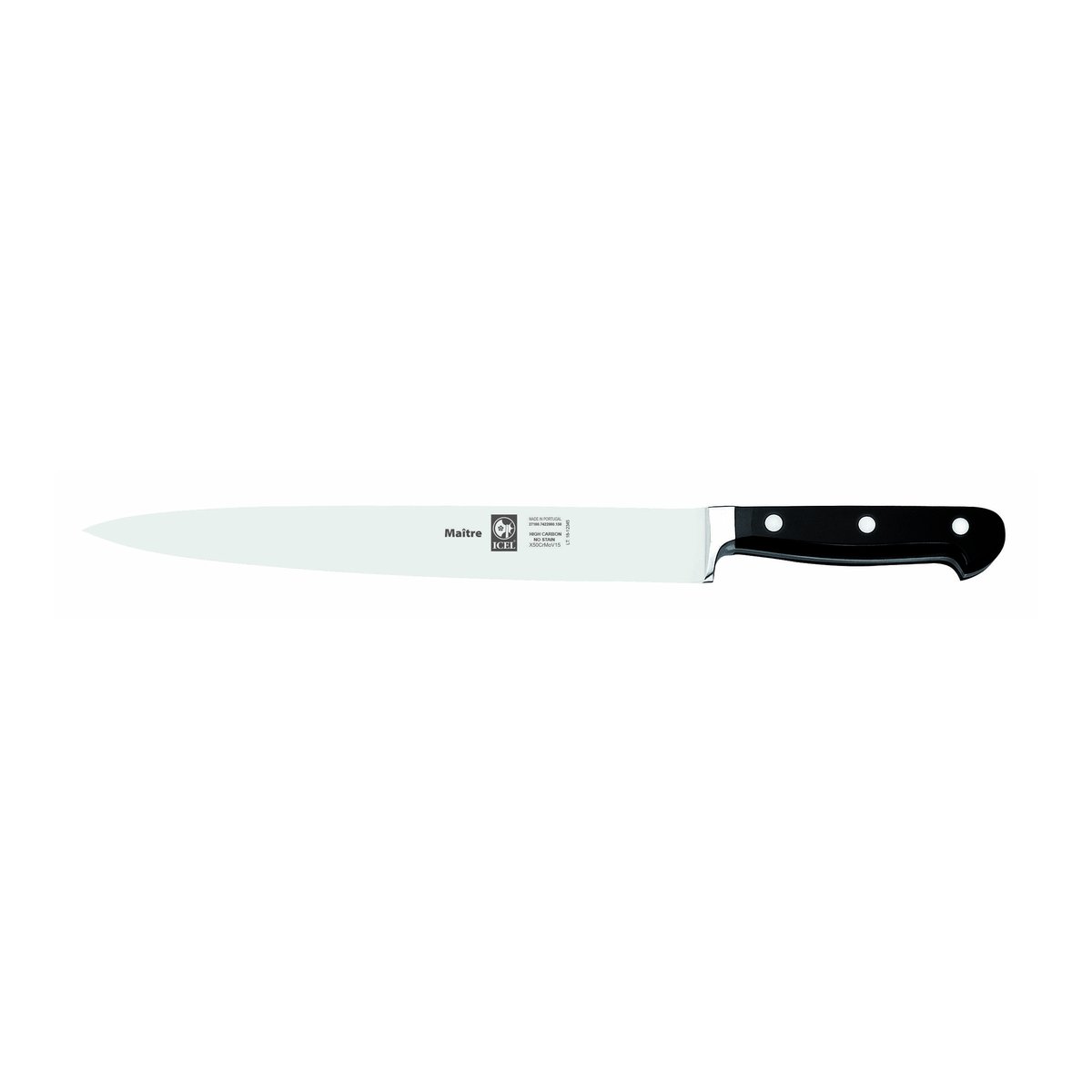 Faca para trinchar flexível Maître 15 cm, cabo preto