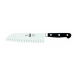 Faca Santoku alvéolos Maître 18 cm, cabo preto