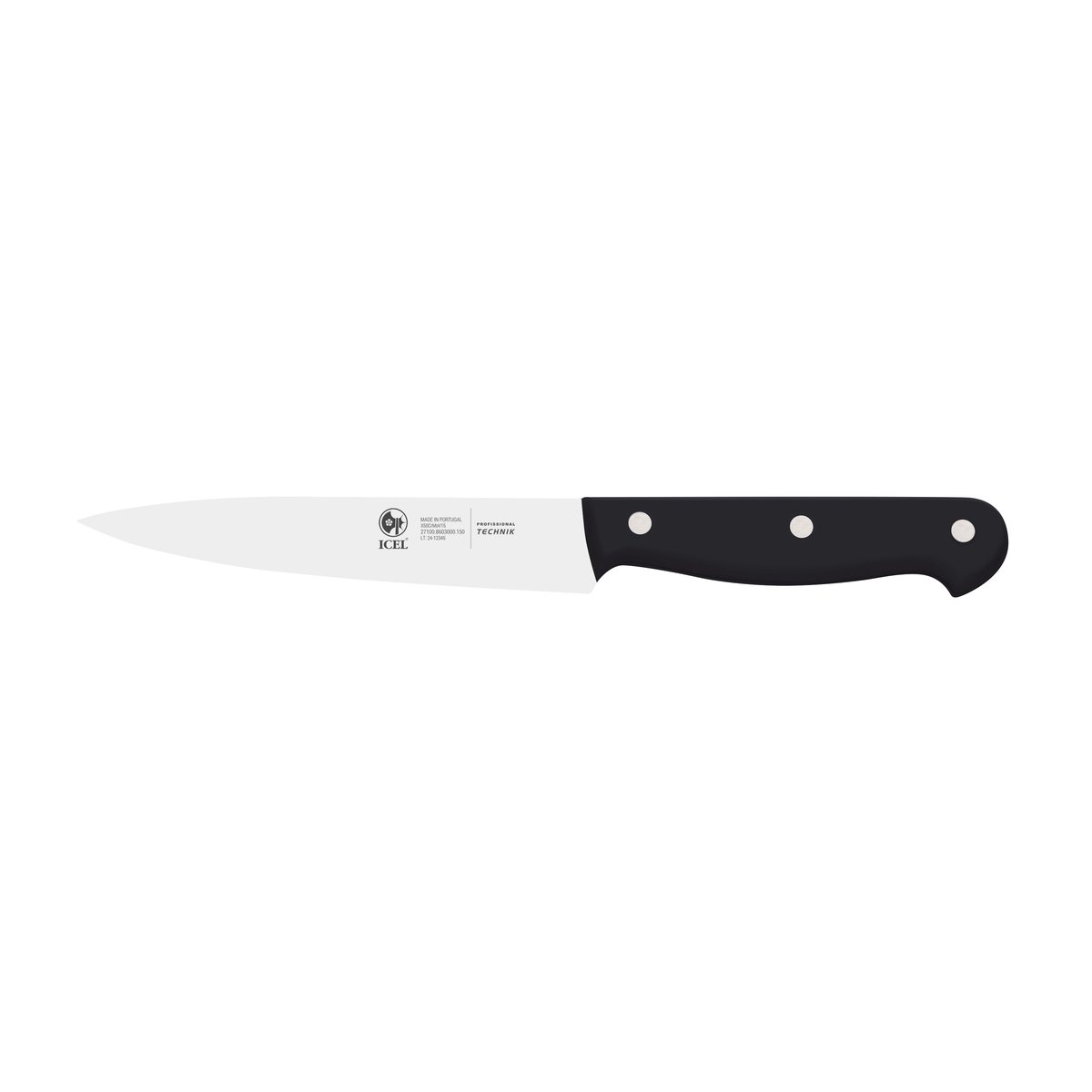 Faca de cozinha Technik 15 cm, cabo preto