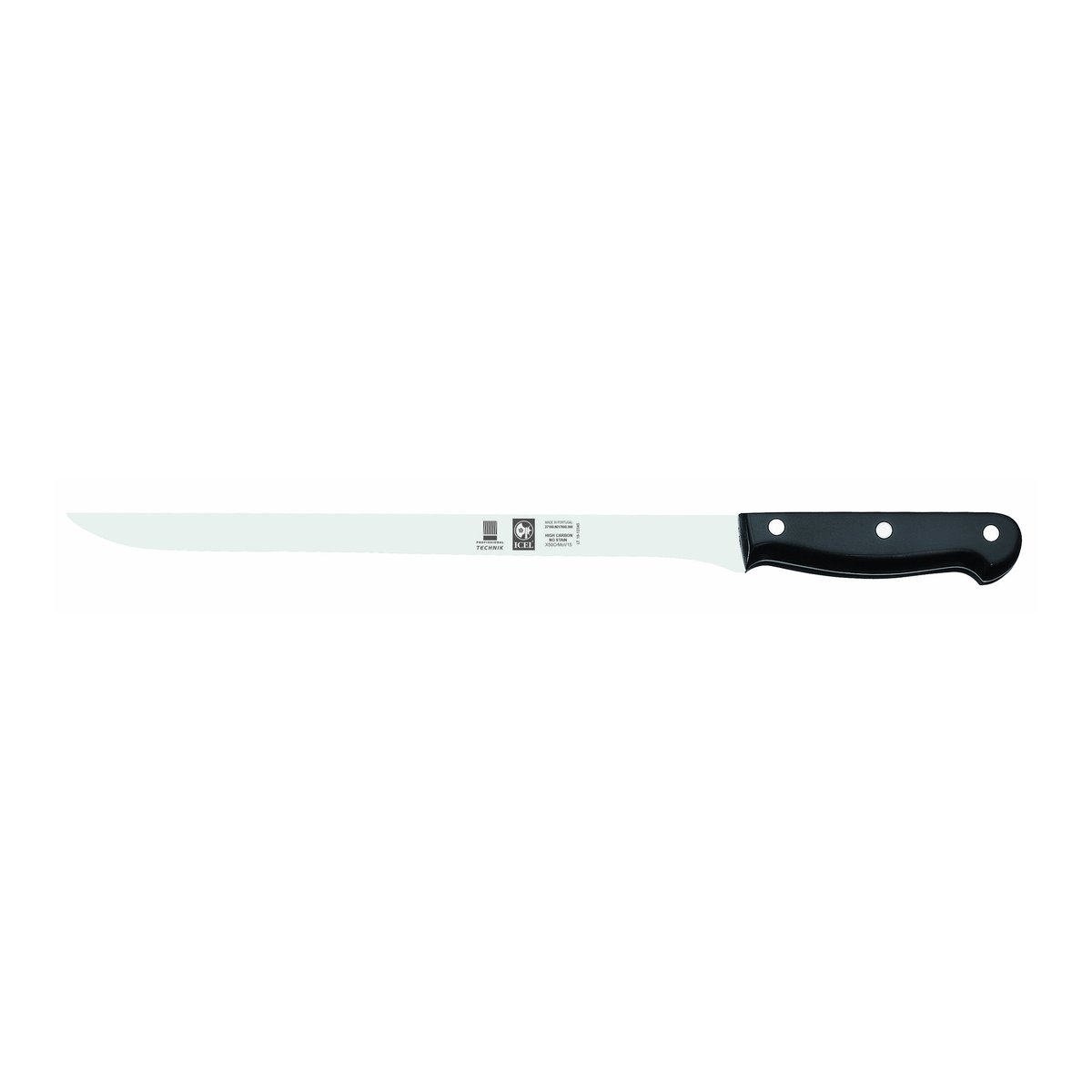 Faca para presunto Technik 30 cm, cabo preto