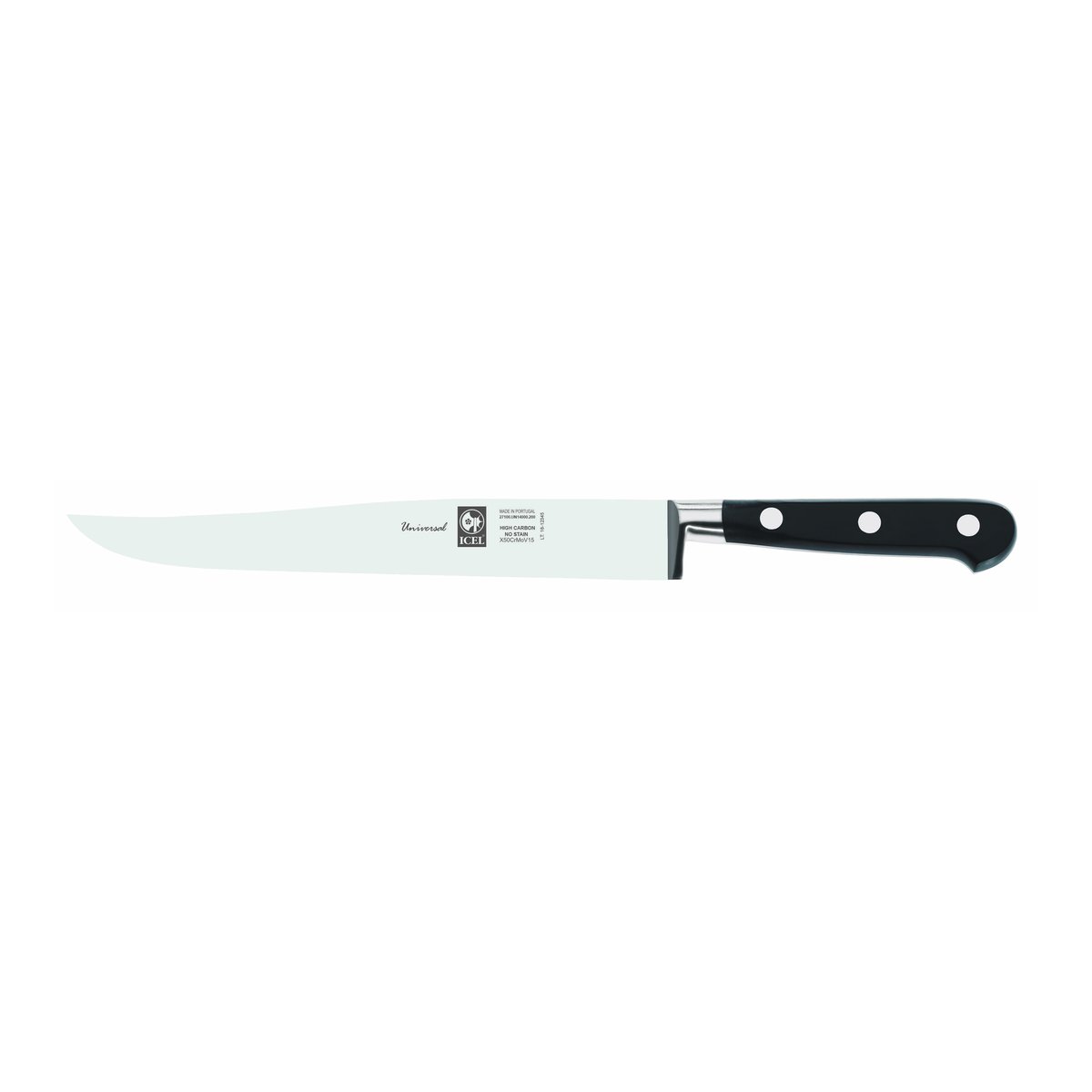 Faca para trinchar Universal 20 cm, cabo preto