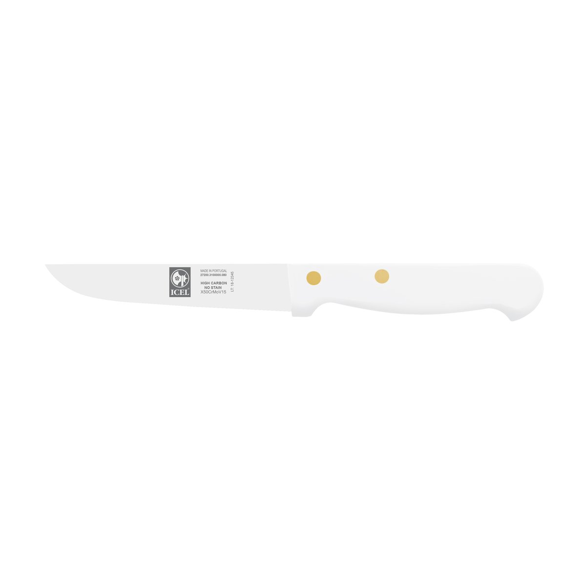 Faca para legumes Tradição 8 cm, cabo branco