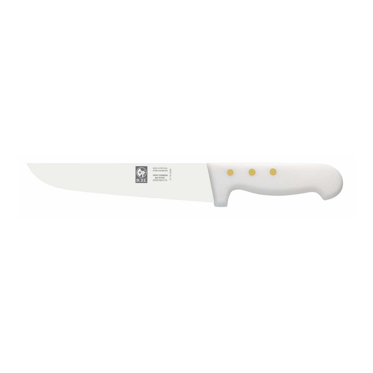 Faca de talho Tradição 24 cm, cabo branco – mod. 3181