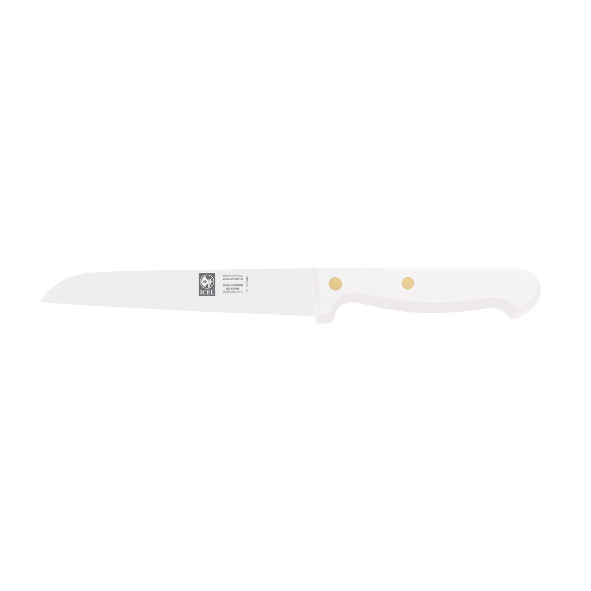 Faca de cozinha Clássica 15 cm, cabo branco – mod. 3201