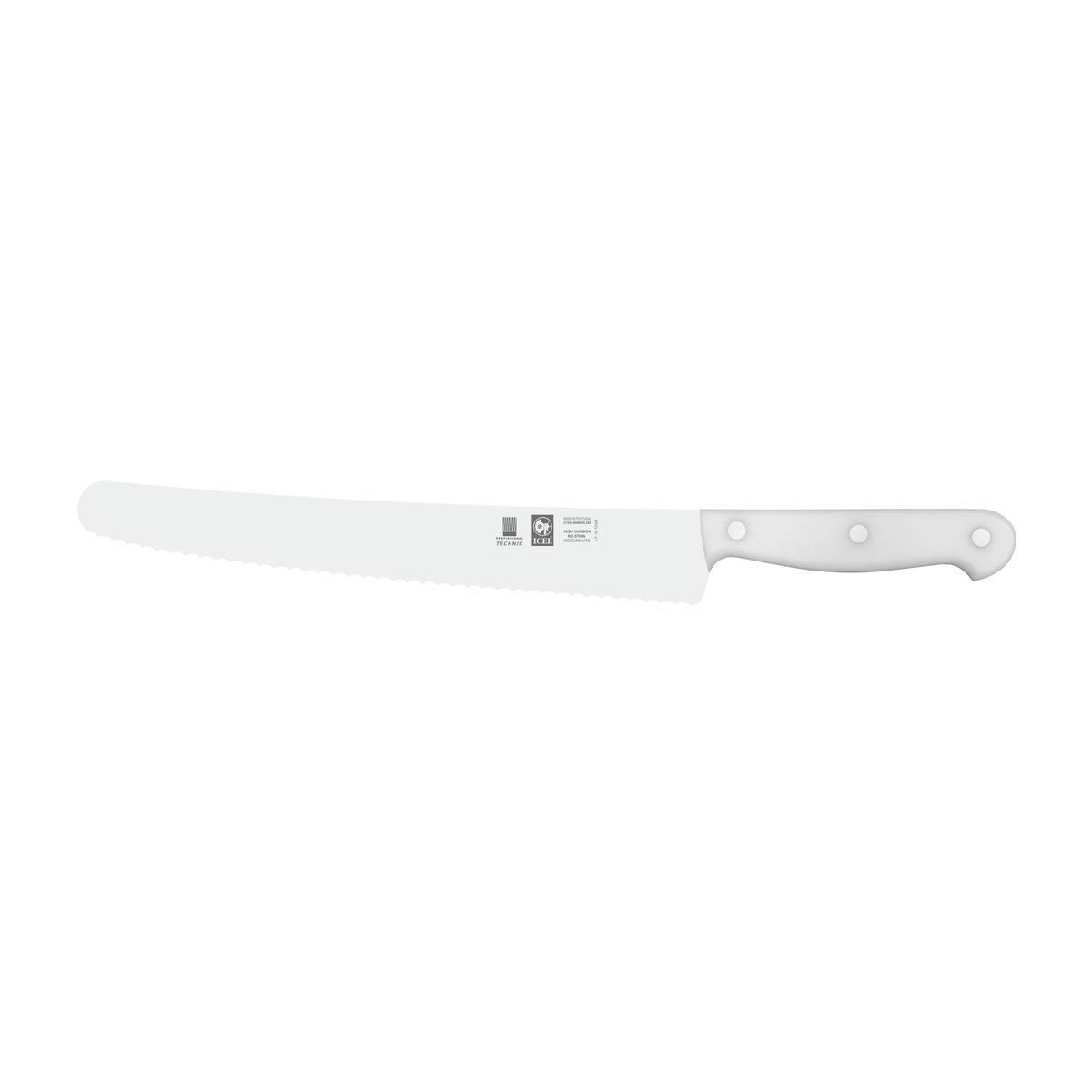 Faca de pasteleiro Technik 25 cm, cabo branco