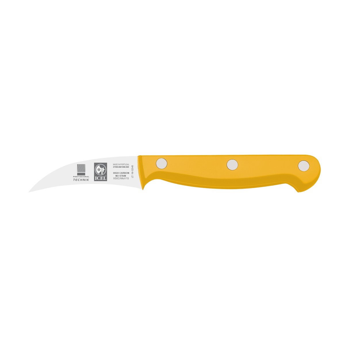 Faca para tornear Technik 6 cm, cabo amarelo