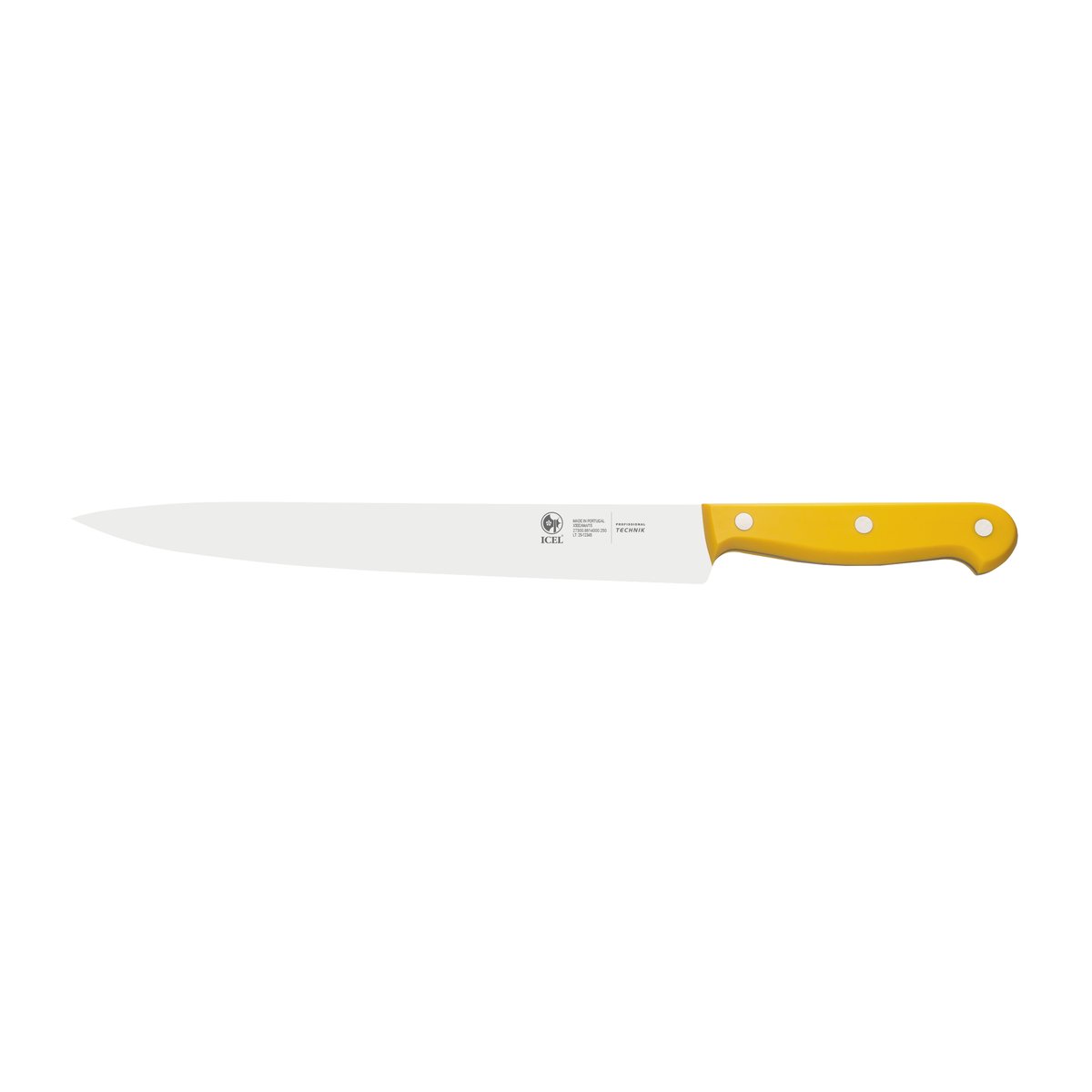 Faca para trinchar Technik 25 cm, cabo amarelo