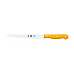 Faca para trinchar serrilha Technik 17 cm, cabo amarelo
