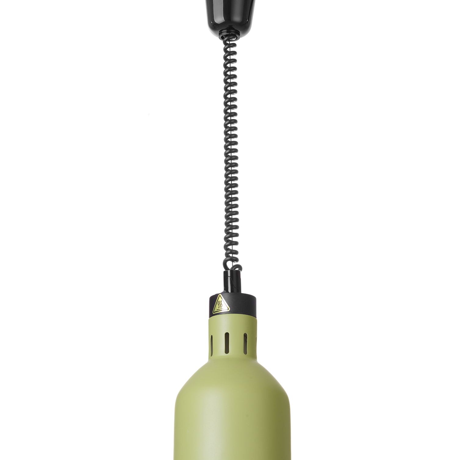Lâmpada de calor regulável cilíndrica verde 230V 250W