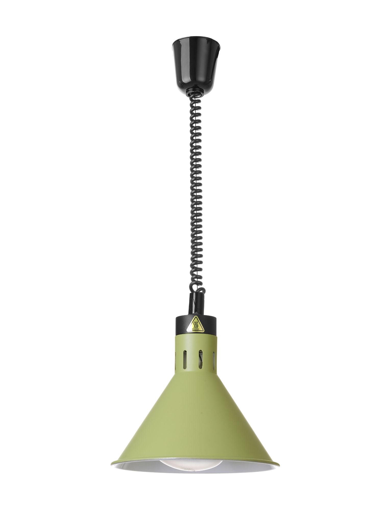 Lâmpada de calor de subida e descida cónica verde 230V 250W