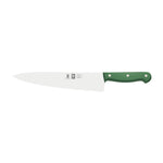 Faca de chefe serrilha Technik 20 cm, cabo verde