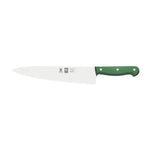 Faca de chefe serrilha Technik 25 cm, cabo verde