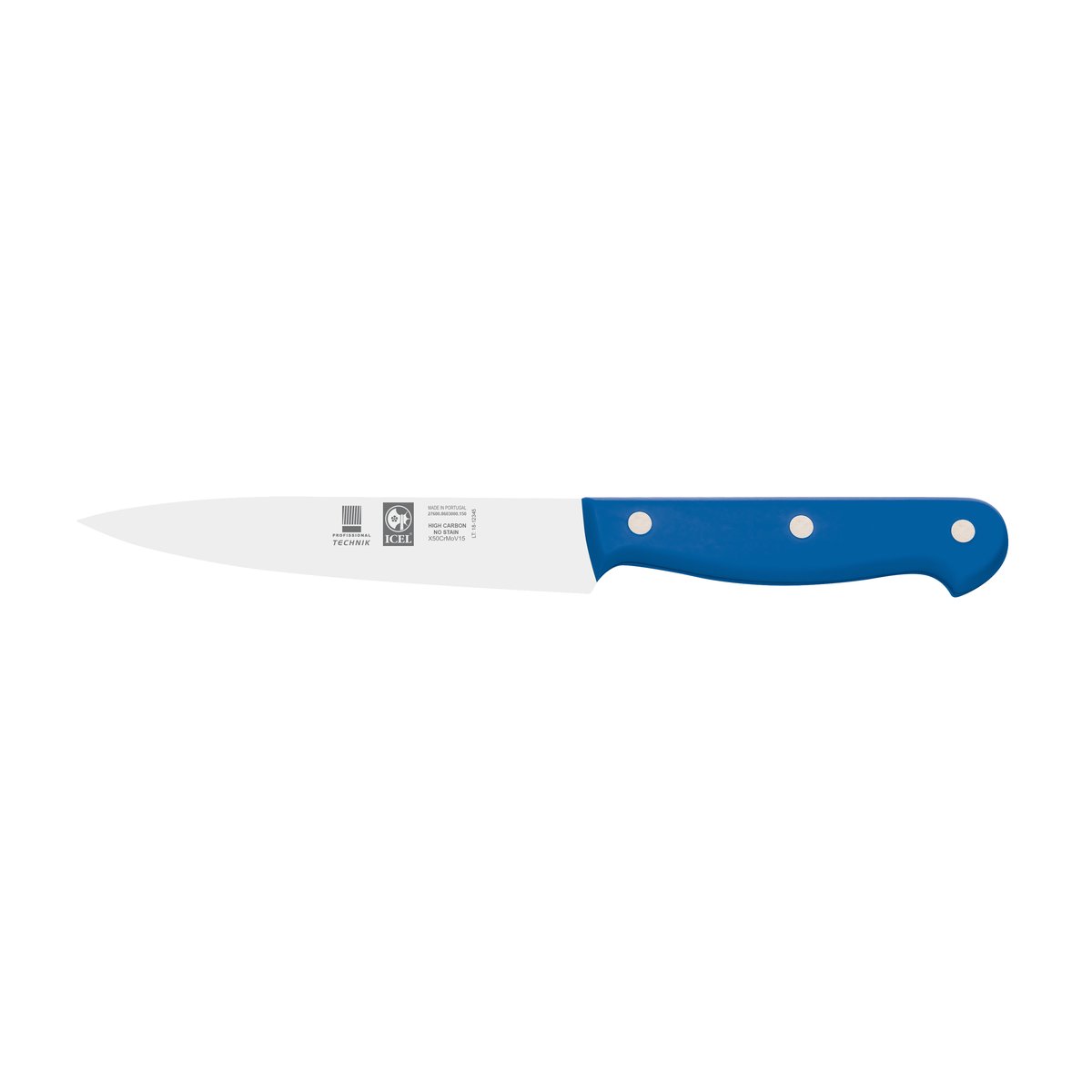 Faca de cozinha Technik 15 cm, cabo azul