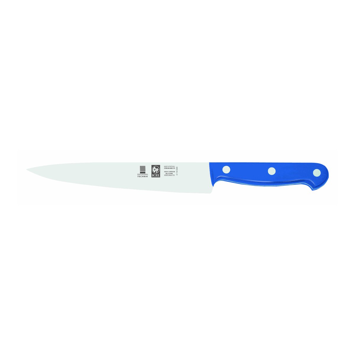 Faca para trinchar Technik 17 cm, cabo azul
