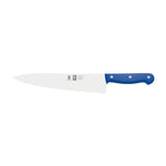 Faca de chefe serrilha Technik 20 cm, cabo azul