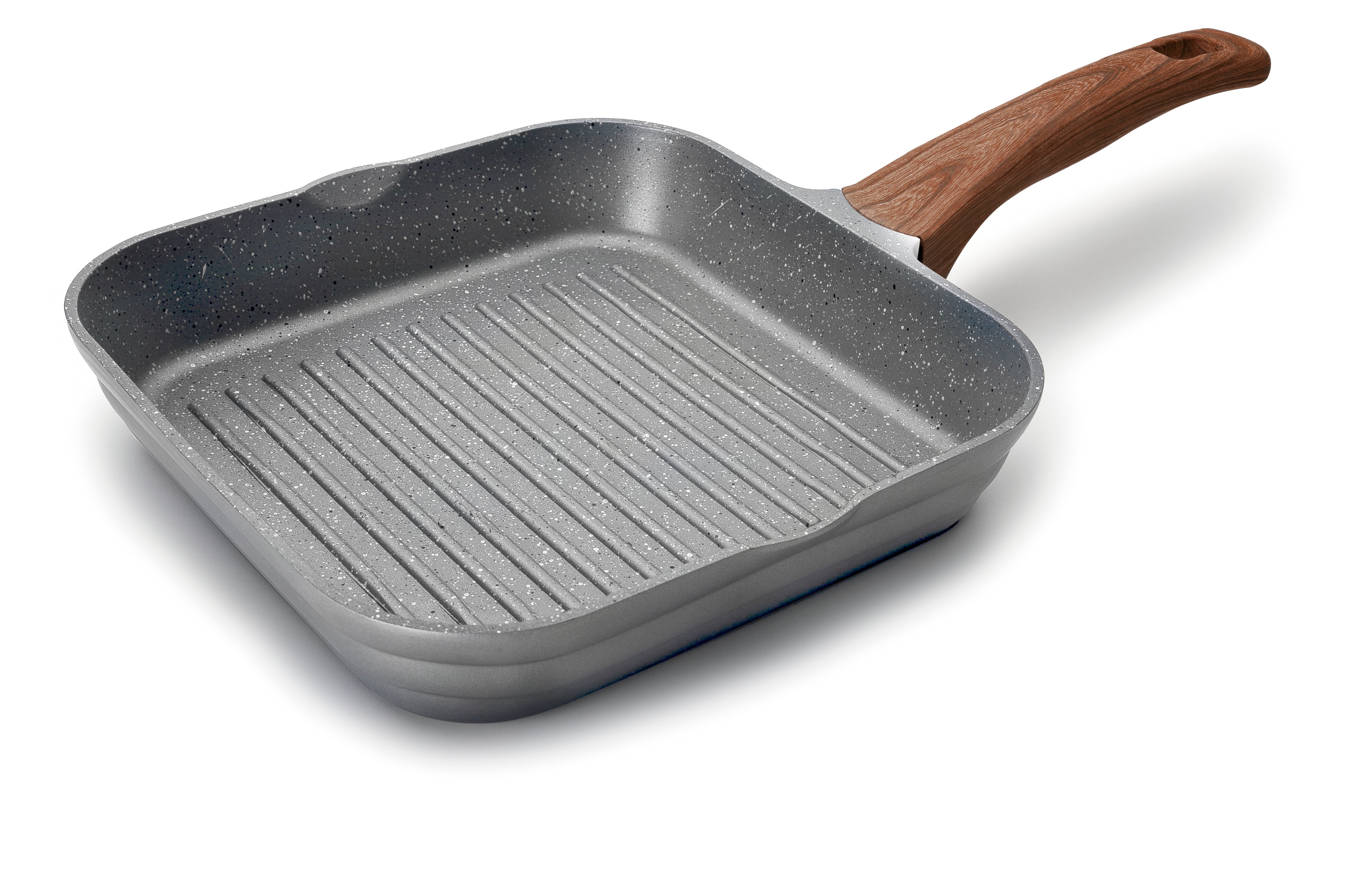 Grelhador quadrado alumínio fundido STILO 28 cm
