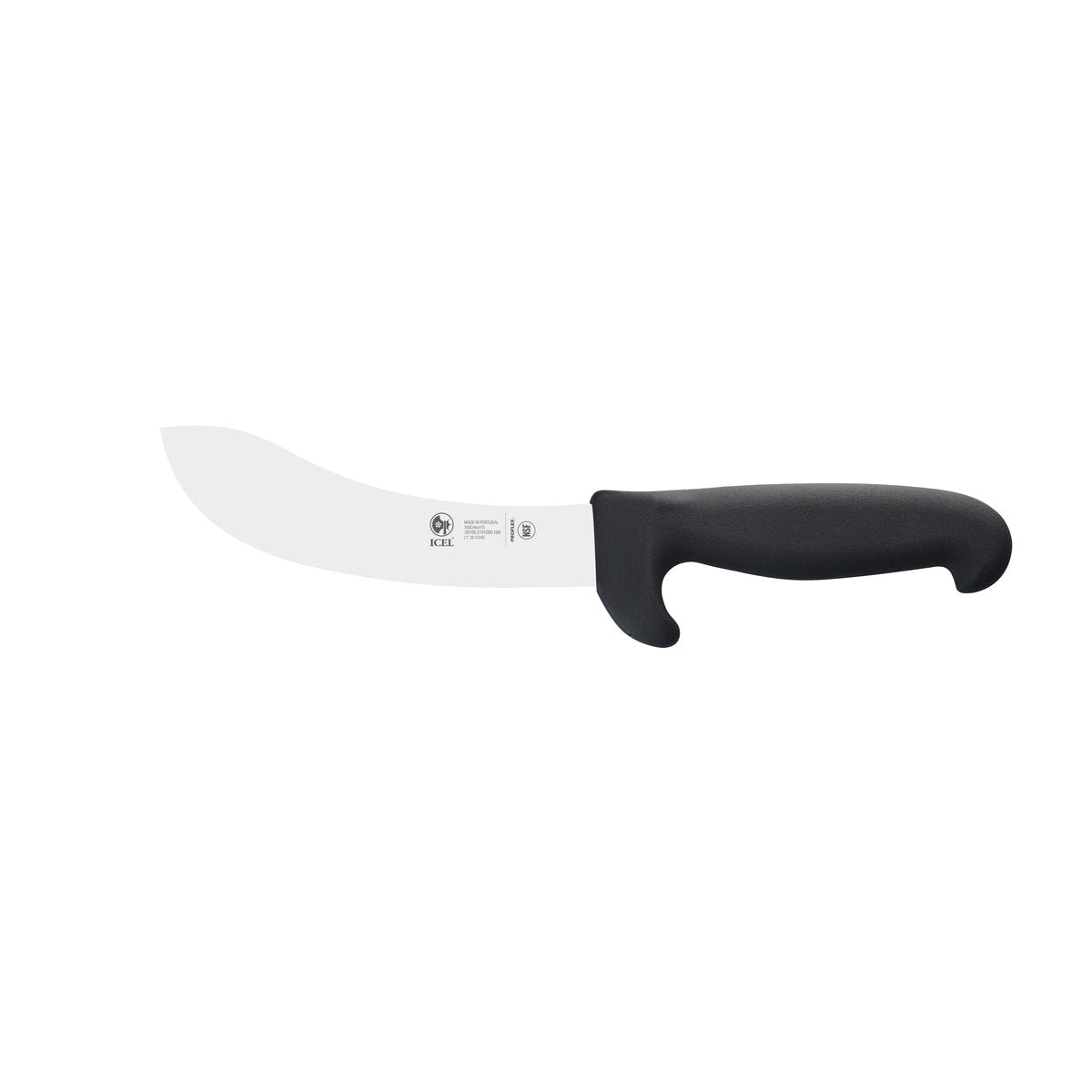 Faca para esfolar Protec 16 cm, cabo preto