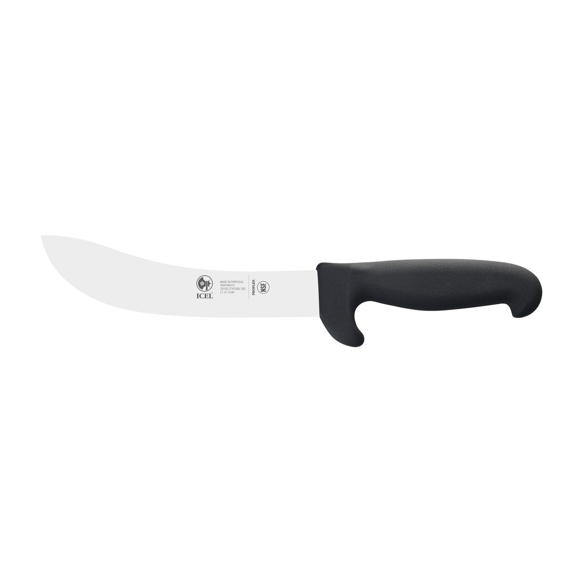 Faca para esfolar Protec 18 cm, cabo preto