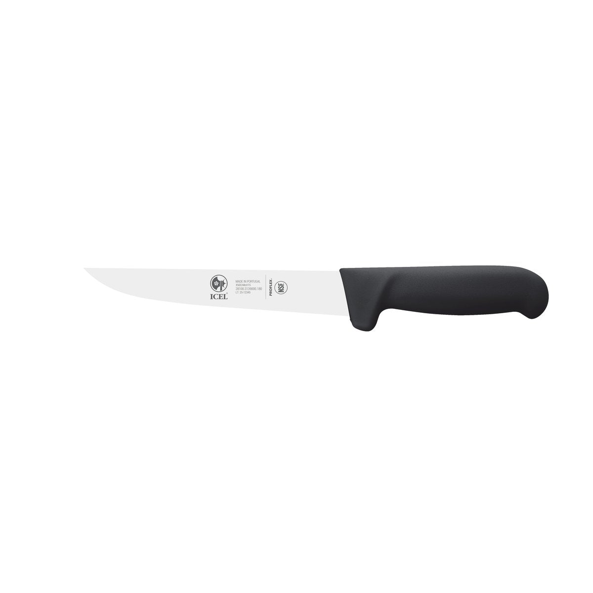 Faca para desossar Safe 18 cm, cabo preto – mod. 3139